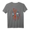 Marvel Deadpool Painted Face Distressed Hero Portrait T-Shirt – Offiziell lizenzierte Marvel Fanbekleidung für Frauen, Männer & Jugendliche