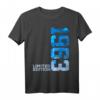 61. Geburtstag Limited Edition T-Shirt - Jahrgang 1963 Jubiläum Geschenk für Herren und Damen zum 61. Geburtstag