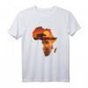 Afrika Löwe Nashorn Karte Tiere Big Five Safari T-Shirt – Kulturelles Geschenk für Afrika-Liebhaber, Safari Fans und Reggae Musikfreunde