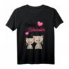 Kinder Große Schwester 2024 Katze Mädchen T-Shirt - Perfektes Geschenk zur Schwangerschaftsverkündung, Babyparty & Baby-Shower