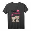 Kinder Große Schwester 2024 Katze Mädchen T-Shirt - Perfektes Geschenk zur Schwangerschaftsverkündung, Babyparty & Baby-Shower