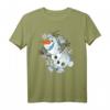HapOwl Frozen Olaf Snowflakes Portrait T-Shirt - Offiziell lizenziertes Disney Frozen Geschenk