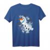 HapOwl Frozen Olaf Snowflakes Portrait T-Shirt - Offiziell lizenziertes Disney Frozen Geschenk