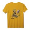 Guardians Of The Galaxy Vol2 Groot Tape T-Shirt - Marvel Lizenziertes Fan-Shirt für Superhelden Fans