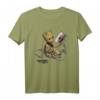 Guardians Of The Galaxy Vol2 Groot Tape T-Shirt - Marvel Lizenziertes Fan-Shirt für Superhelden Fans