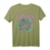 NASA Pastel Rocket Earth Logo T-Shirt - Offiziell lizenzierte NASA Kleidung für Raumfahrtfans