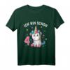 Niedliches Einhorn T-Shirt für Mädchen zum 4. Geburtstag - Perfektes Geburtstagsoutfit und Geschenk für Mädchen, die Einhörner lieben