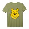 HapOwl Winnie The Pooh Großes Gesicht T-Shirt - Offiziell Lizenzierte Cartoon Vintage Kleidung für Damen, Herren, Jungen und Mädchen