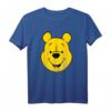 HapOwl Winnie The Pooh Großes Gesicht T-Shirt - Offiziell Lizenzierte Cartoon Vintage Kleidung für Damen, Herren, Jungen und Mädchen