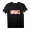 Marvel Classic Logo mit Icons T-Shirt – Offizielles Marvel Merchandise für Männer, Frauen, Jungen und Mädchen