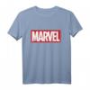 Marvel Classic Logo mit Icons T-Shirt – Offizielles Marvel Merchandise für Männer, Frauen, Jungen und Mädchen