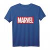 Marvel Classic Logo mit Icons T-Shirt – Offizielles Marvel Merchandise für Männer, Frauen, Jungen und Mädchen