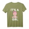 It's A Girl Babyparty T-Shirt - Lustiges Gender Reveal Party Shirt für Gäste, Team Girl & Baby Showers Geschenkidee