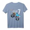 Kinder 7 Jahre Monster Truck Geburtstag Shirt für Jungen und Mädchen – Buntes, klassisch geschnittenes T-Shirt für Kindergeburtstag und Party