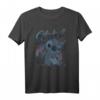 HapOwl Lilo & Stitch Tropic Blue Leaf Stitch T-Shirt - Offiziell lizenziertes Disney Fanartikel Geschenk