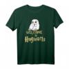 HapOwl Hedwig Welcome to Hogwarts T-Shirt – Authentisches Harry Potter Fanartikel für Fans und Geburtstagskinder