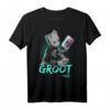 Marvel Guardians Vol. 2 Baby Groot Neon Kassette Grafik T-Shirt – Offiziell lizenziertes Marvel Merchandise für Fans