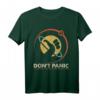 42 Answer to Life Universe Everything Don't Panic Lustiges T-Shirt - Klassisch geschnitten, doppelt genähter Saum, perfektes Geschenk für Science-Fiction Fans