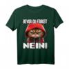 Katze Spruch Lustig Geschenk - Bevor Du Fragst Nein! Witziges T-Shirt für Morgenmuffel, Schichtarbeiter & Tierliebhaber