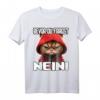 Katze Spruch Lustig Geschenk - Bevor Du Fragst Nein! Witziges T-Shirt für Morgenmuffel, Schichtarbeiter & Tierliebhaber