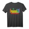 Buntes Periodensystem der Elemente T-Shirt – Das perfekte Geschenk für Chemielehrer, Schüler und Chemie-Profis