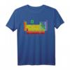 Buntes Periodensystem der Elemente T-Shirt – Das perfekte Geschenk für Chemielehrer, Schüler und Chemie-Profis