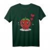Kawaii Erdbeeren Liebhaber Rote Beeren Herz Frucht T-Shirt – Süßes Erdbeer Design für Beerenfans und Sommerliebhaber