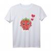 Kawaii Erdbeeren Liebhaber Rote Beeren Herz Frucht T-Shirt – Süßes Erdbeer Design für Beerenfans und Sommerliebhaber