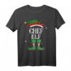 Chef Elf Weihnachts-T-Shirt für die Familie - Lustiges Elf Outfit für Weihnachten, Kinder, Erwachsene & Großeltern