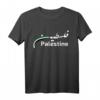 Palästina-Flagge T-Shirt - Klassisch geschnitten, doppelt genähter Saum für Solidarität und Komfort