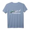 Palästina-Flagge T-Shirt - Klassisch geschnitten, doppelt genähter Saum für Solidarität und Komfort