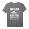 Panzerfahrer T-Shirt mit Herz für Deutsche Raubkatzen – Militärdesign für Panzerfans und -fahrer