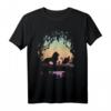 HapOwl Lion King T-Shirt - Colorful Sunset Silhouette für Best Friends, Offiziell lizenziertes Disney Fan-Shirt