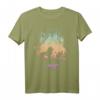 HapOwl Lion King T-Shirt - Colorful Sunset Silhouette für Best Friends, Offiziell lizenziertes Disney Fan-Shirt