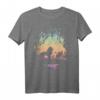 HapOwl Lion King T-Shirt - Colorful Sunset Silhouette für Best Friends, Offiziell lizenziertes Disney Fan-Shirt