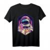 Vaporwave Astronaut im Weltall T-Shirt - Retro Aesthetic Streetwear für Anime, Eboy, Egirl & 80s/90s Fans, Perfekt für Geburtstage & Weihnachten
