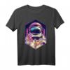 Vaporwave Astronaut im Weltall T-Shirt - Retro Aesthetic Streetwear für Anime, Eboy, Egirl & 80s/90s Fans, Perfekt für Geburtstage & Weihnachten