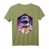 Vaporwave Astronaut im Weltall T-Shirt - Retro Aesthetic Streetwear für Anime, Eboy, Egirl & 80s/90s Fans, Perfekt für Geburtstage & Weihnachten