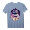 Vaporwave Astronaut im Weltall T-Shirt - Retro Aesthetic Streetwear für Anime, Eboy, Egirl & 80s/90s Fans, Perfekt für Geburtstage & Weihnachten