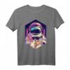 Vaporwave Astronaut im Weltall T-Shirt - Retro Aesthetic Streetwear für Anime, Eboy, Egirl & 80s/90s Fans, Perfekt für Geburtstage & Weihnachten