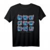 HapOwl Lilo and Stitch Moods T-Shirt – Offizielles Disney Merchandise für Frauen, Männer, Jungen & Mädchen, Lustige & Süße Stitch T-Shirts