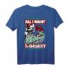 Star Wars Darth Vader All I Want For Christmas Is The Galaxy T-Shirt - Offiziell Lizenzierte Weihnachtskleidung für Star Wars Fans