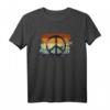 Retro Friedenszeichen T-Shirt für Partys & Kostüme - Vintage Style für 70er, 80er Disco & Halloween