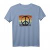 Retro Friedenszeichen T-Shirt für Partys & Kostüme - Vintage Style für 70er, 80er Disco & Halloween