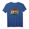 Retro Friedenszeichen T-Shirt für Partys & Kostüme - Vintage Style für 70er, 80er Disco & Halloween