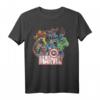 Marvel Avengers Retro Comic Grafik T-Shirt - Offiziell Lizenzierte Marvel Superhero Mode für Fans & Sammler