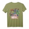 Marvel Avengers Retro Comic Grafik T-Shirt - Offiziell Lizenzierte Marvel Superhero Mode für Fans & Sammler