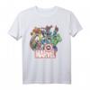 Marvel Avengers Retro Comic Grafik T-Shirt - Offiziell Lizenzierte Marvel Superhero Mode für Fans & Sammler