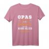 Opas weil Enkelkinder Wahre Helden Brauchen - Lustiges Großvater Spruch T-Shirt für Geburtstag, Weihnachten & Namenstag