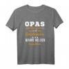 Opas weil Enkelkinder Wahre Helden Brauchen - Lustiges Großvater Spruch T-Shirt für Geburtstag, Weihnachten & Namenstag